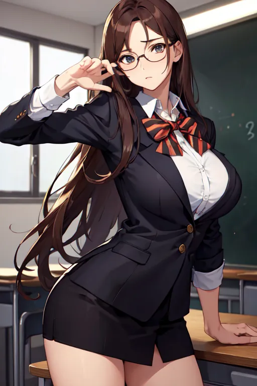 Hot student AI art by wiktor piesio in AnimeGenius