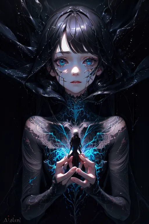 dark girl  AI Artwork in AnimeGenius