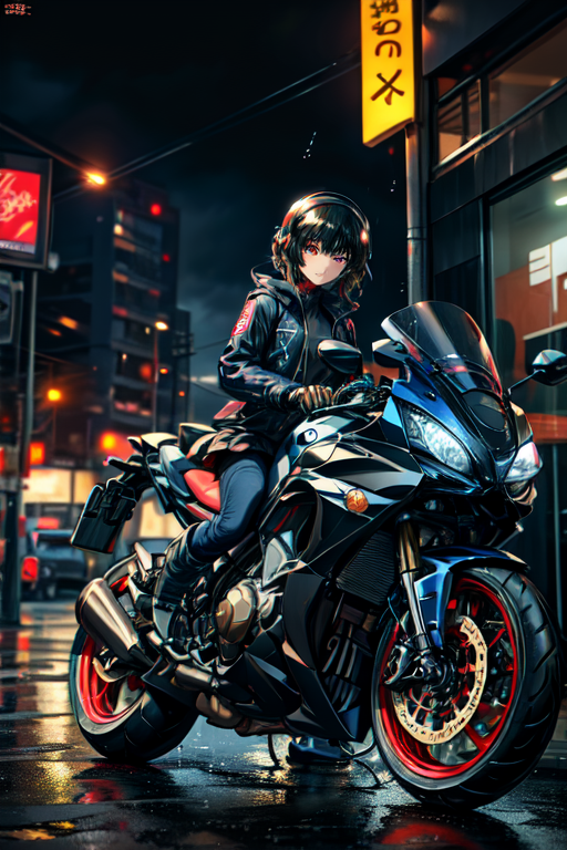 Anime girl X BMW motorcycle wallpaper : r/deptheffectwallpaper