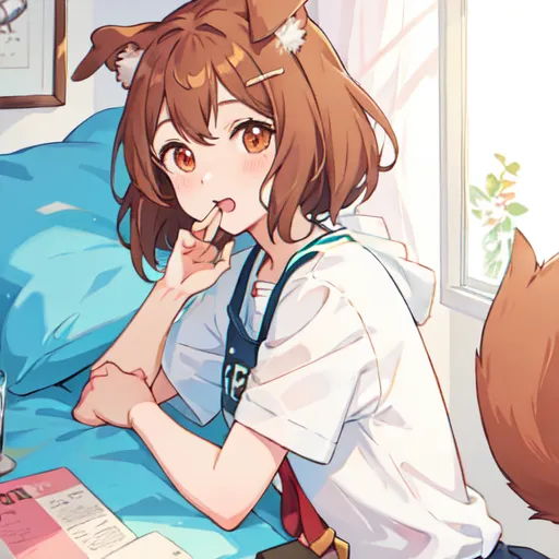 doggy girl! 🦴 by Poohdy BearLV AI art in AnimeGenius