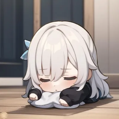 AI-generated anime chibi art