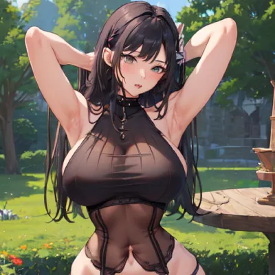 Sexy AI-generated anime image