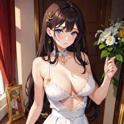 AI-generated waifu art