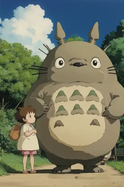 Popular Ghibli cartoon character