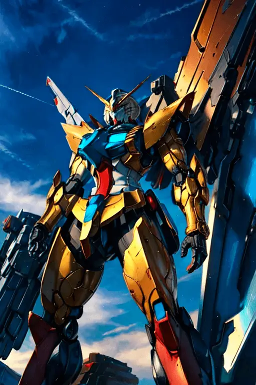 Gundam Art Made by AI
