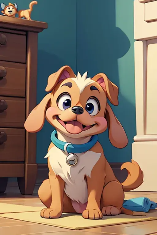 ディズニー・ピクサー風の犬