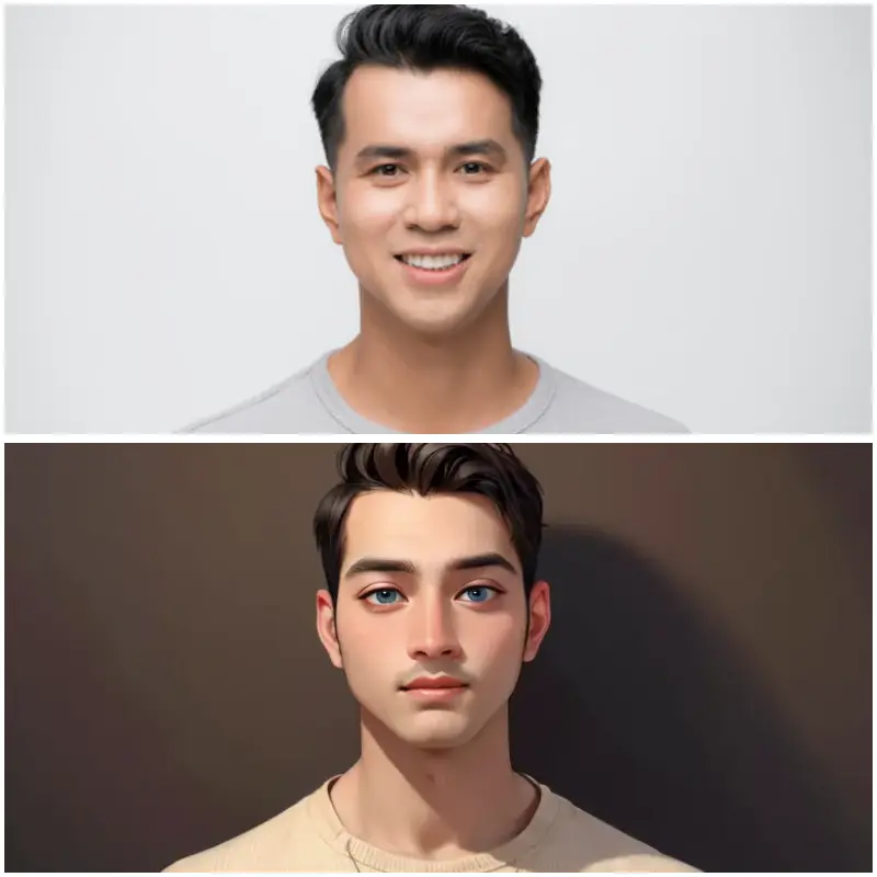 数秒でディズニーキャラクターに変身